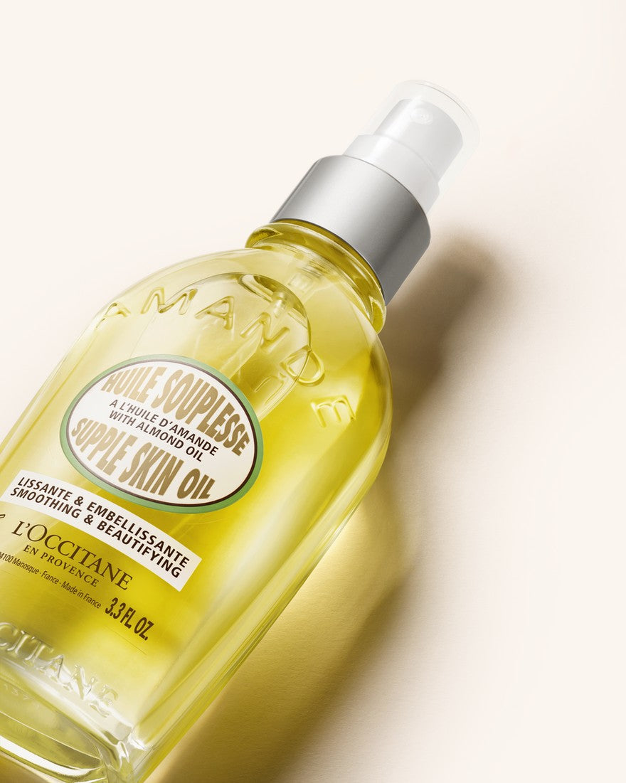 Olio Souplesse Mandorla100 ml
BEST SELLER
VEGAN

Una pelle perfetta inizia con un tocco delicato di mandorla.