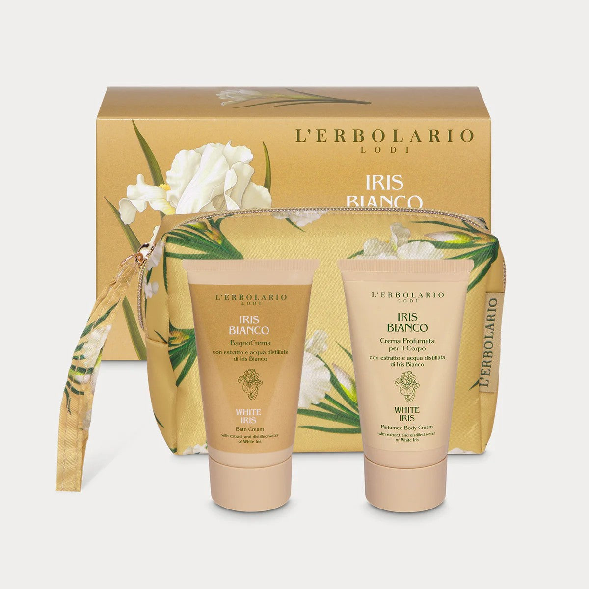 Iris Bianco Beauty Pochette Bocciolo piccola