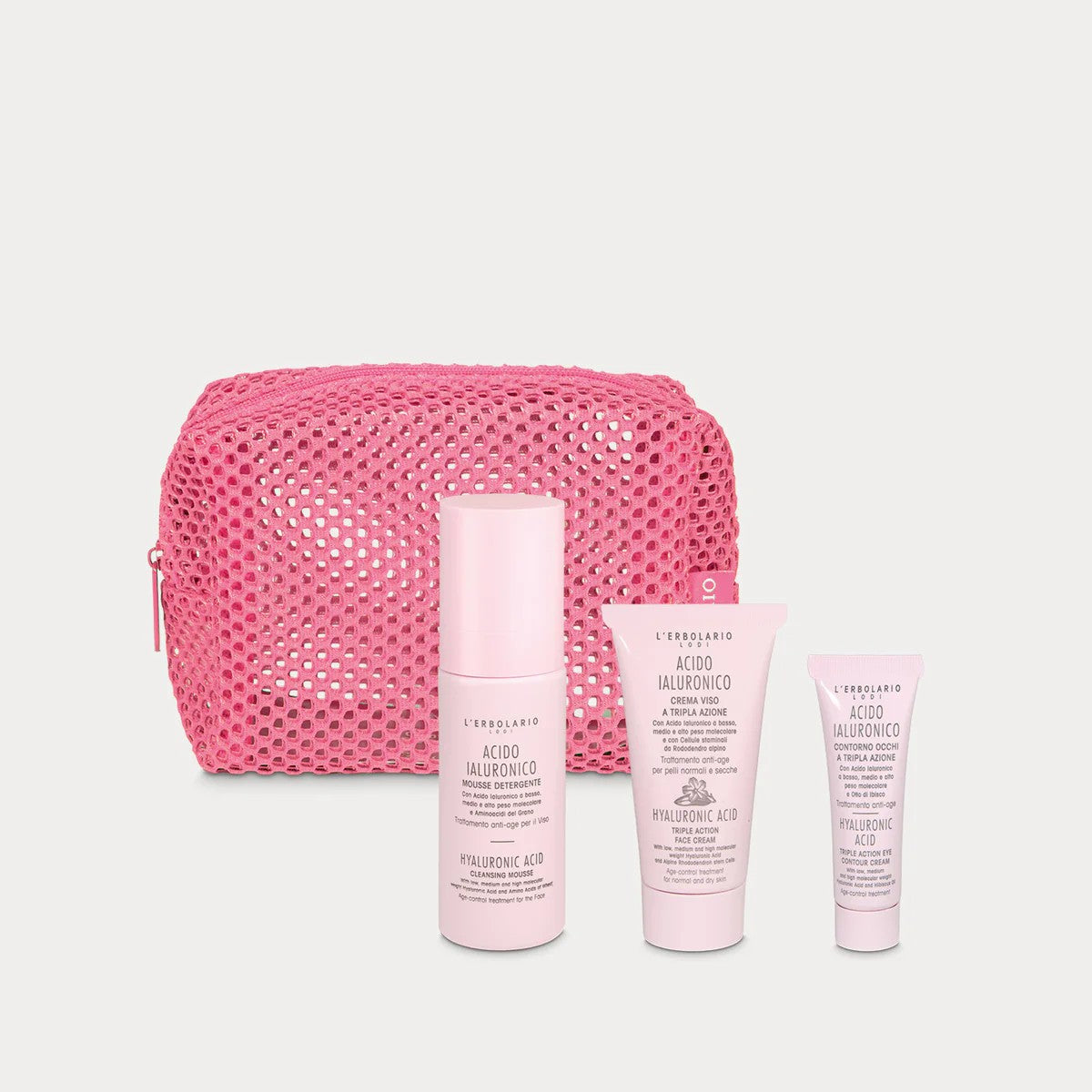 Beauty Express Beauty Routine Viso
     (3)
Kit Pochette con Mousse Detergente, Crema Viso e Contorno Occhi in formato viaggio Acido Ialuronico

€24,90