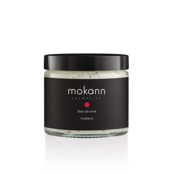 MOKANN BODY SALT SCRUB - SCRUB CORPO AL SALE, MIRTILLO ROSSO 300 GR