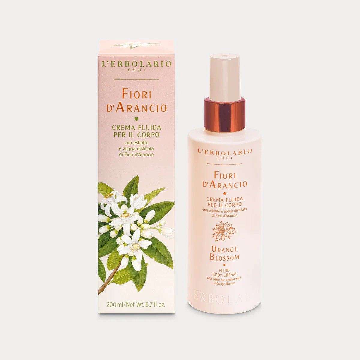 Crema Fluida per il Corpo Fiori d'Arancio