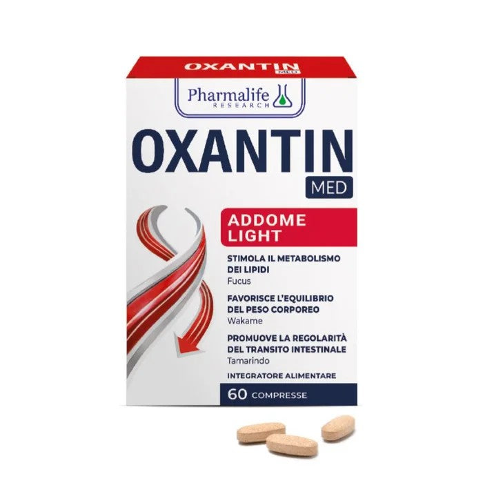 Pharmalife Research Oxantin Med - Addome Light Stimola il Metabolismo dei Lipidi Integratore, 60 compresse