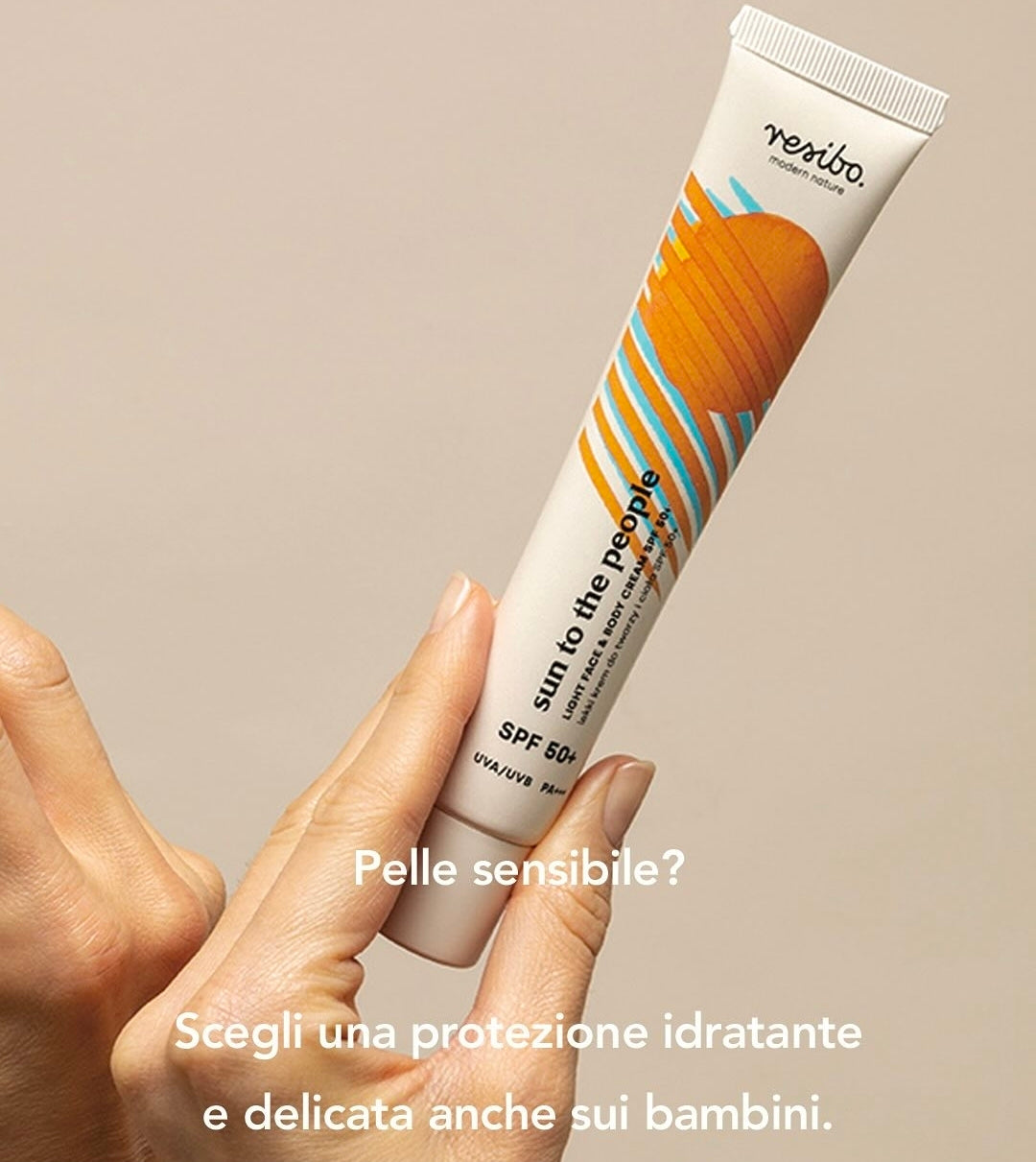 Sun to the People 50 ml
crema viso e corpo leggera SPF 50+
