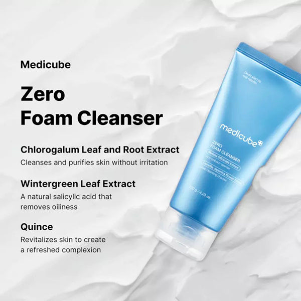 MEDICUBE – Zero Foam Cleanser 120ml