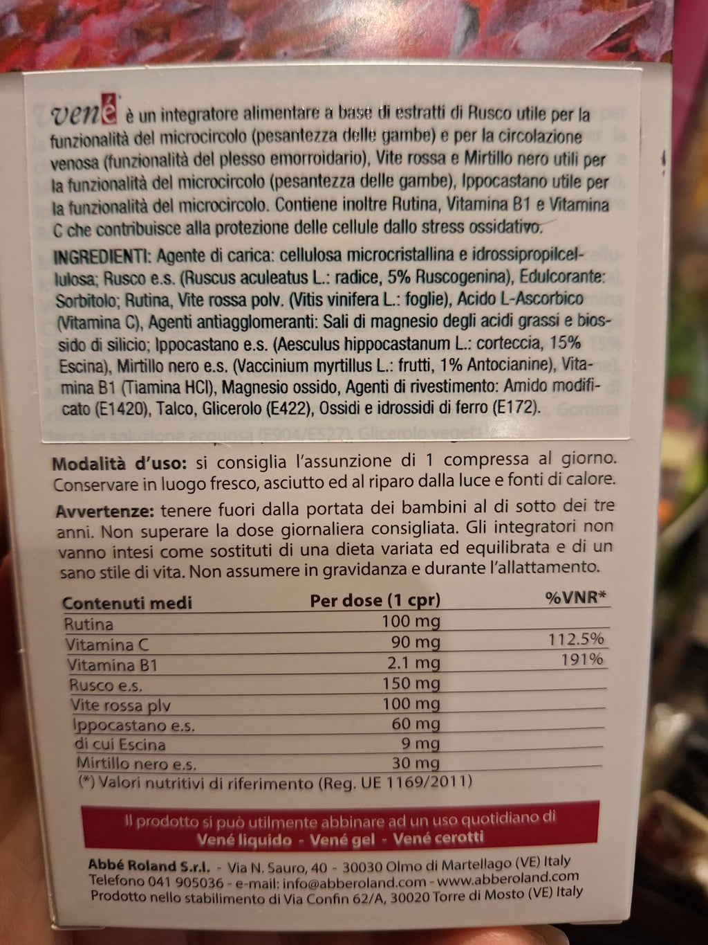 Venè 30 compresse Il sistema circolatorio