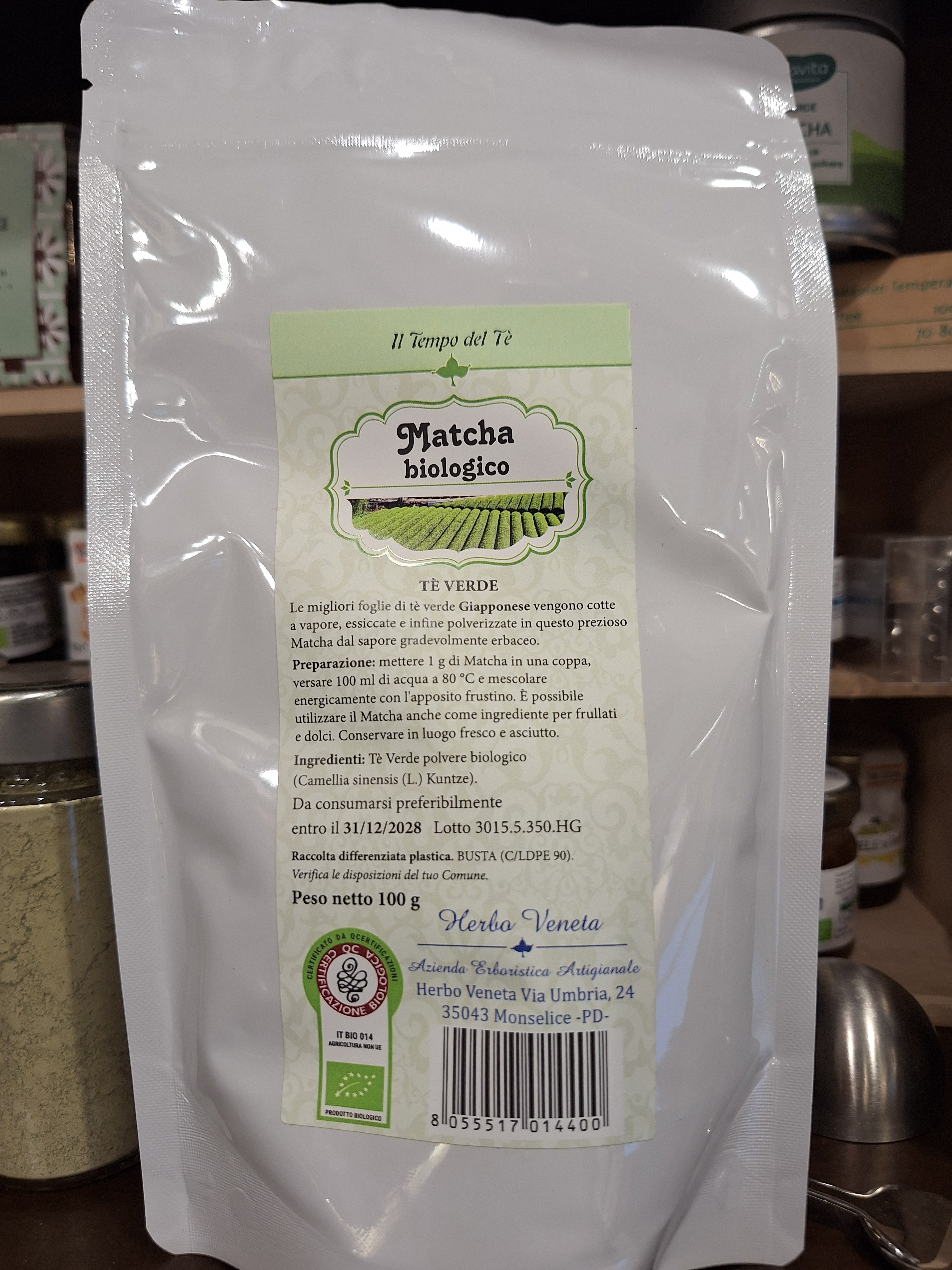 Te matcha biologico 100gr