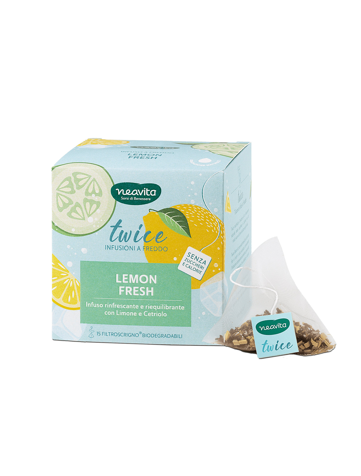 Tisane a Freddo

Twice limone e cetriolo